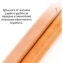4955 Дървена сапса / дръжка за селскостопански инструменти (1.2 м x 3 см), снимка 6