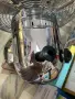 Мощен вентилатор с елегантен ретро хромиран вид, снимка 7