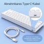 ЧИСТО НОВА Механична Геймърска Клавиатура TMKB T61SE (60% Layout) – Пълен Комплект, снимка 5