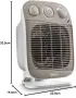Вентилаторна печка DeLonghi HFS50C22 2200W , снимка 3