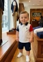 🧸Комплект за бебе POLO by RALPH LAUREN  с къси панталони🎂, снимка 1