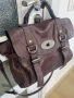 “ Мулбери/Mulberry“ от естествена кожа, кафява чанта, снимка 1