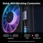 Нов UGREEN DisplayPort кабел 16K 80Gbps 90 L-образен конектор FreeSync G-Sync HDR за гейминг монитор, снимка 4
