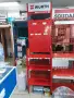 Разпродажба на търговско оборудване: Стелажи (Würth, Bosch, Gedore) и масивни модулни витрини, снимка 5
