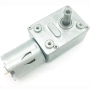 12V DC мотор с червячен редуктор GY-370 – Самоблокиращ, висок въртящ момент, ниски обороти 10442, снимка 1