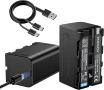 Батерия ENEGON NP-F750 с порт за зареждане тип C 5600mAh за Sony NP-F550 F570 F750 F770 F960 F970, снимка 1