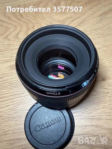 Canon EF 50mm F1.2 USM, снимка 4 - Обективи и филтри - 54881805