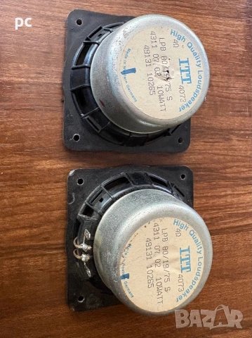 Висококачествени Средночестотни говорители ITT 10w 4 oma, снимка 3 - Тонколони - 55079075