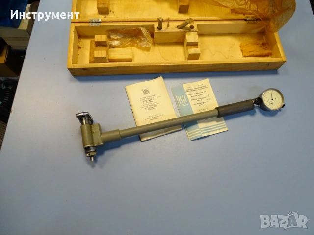 Вътромер индикаторен НИ 160 mm indicator bore gauge, снимка 5 - Други инструменти - 54855505