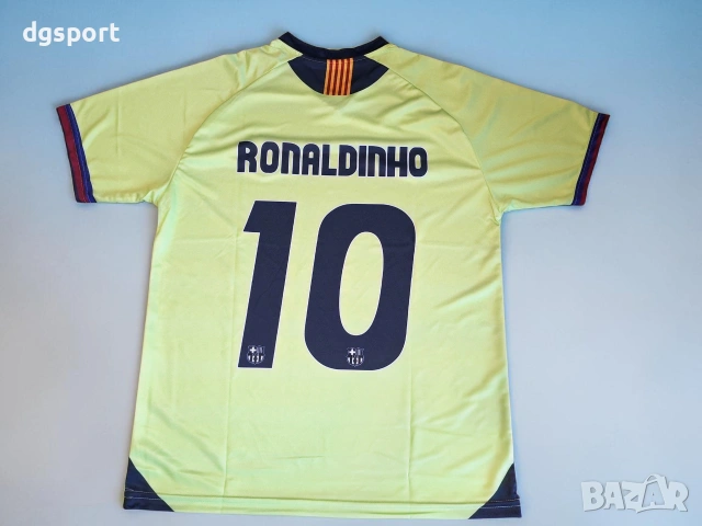 Футболна фланелка на Роналдиньо #Барселона #ретро модел!!!