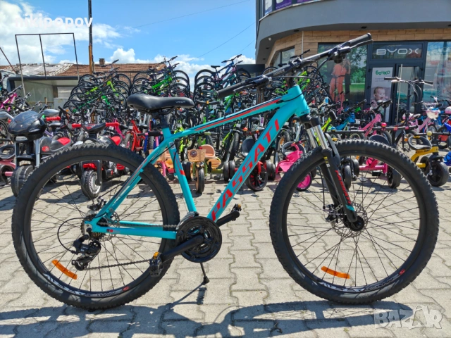 BG Алуминиев велосипед 27.5" EGBERT син, снимка 11 - Велосипеди - 54335033