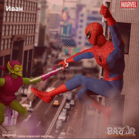 MEZKO TOYZ SPAIDER - MAN CLASSIC SUIT 1:12/ Мезко Тойс Спайдър - мен класически костюм , снимка 8 - Колекции - 54805339