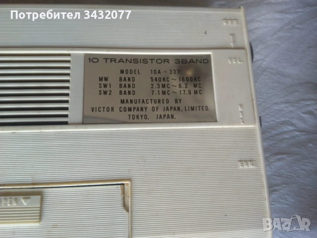 Колекционерско радио NIViCO японско, снимка 4 - Радиокасетофони, транзистори - 54808879