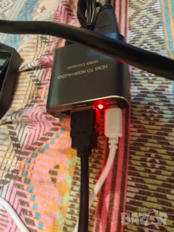 HDMI Audio Extractor 4K 60Hz HDMI 2.0 Optical AUX ARC eARC, снимка 6 - Друга електроника - 54497030
