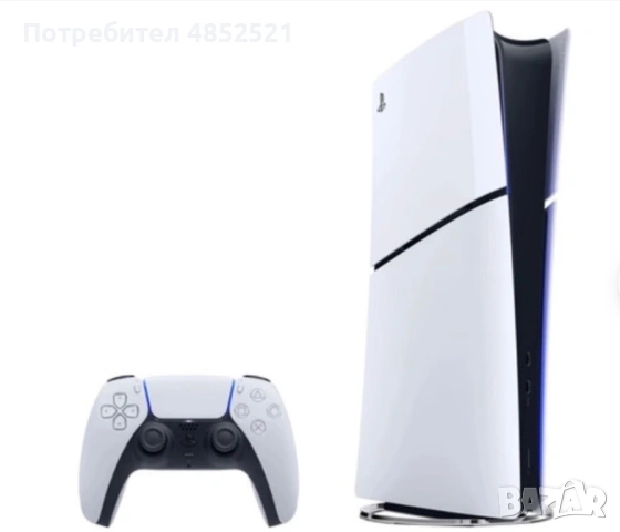 Sony PlayStation 5 Slim Digital Edition 825GB with 2 Dualsense Controller - White