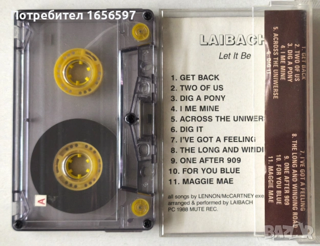 Laibach - Let It Be, снимка 2 - Аудио касети - 54161254