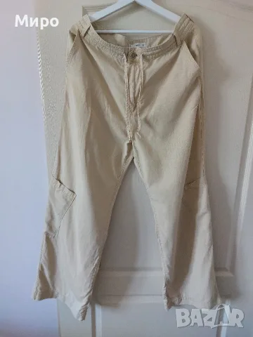 Дамски дълъг карго панталон с връзки на талията Mango - размер L/XL, снимка 9 - Панталони - 55330386