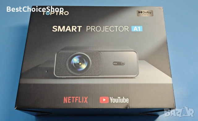 Проектор TOPTRO A1 Smart 4K WiFi 6 Netflix