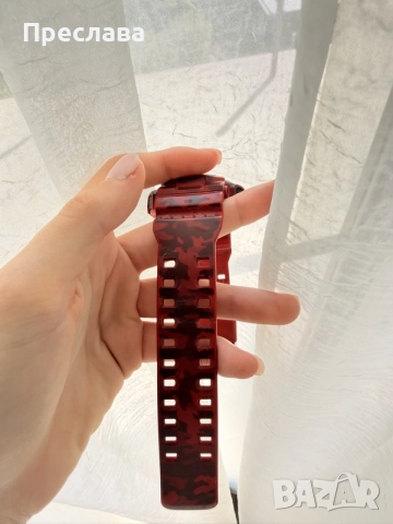 Лимитиран Часовник Casio G-Shock GA-100CM-4AER от колекция G-Shock, снимка 5 - Мъжки - 55673230