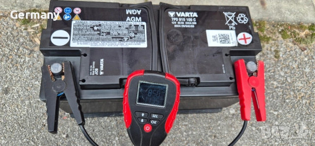 оригинален AGM акумулатор за vw 92AH audi bmw mercedes varta, снимка 4 - Части - 53951784