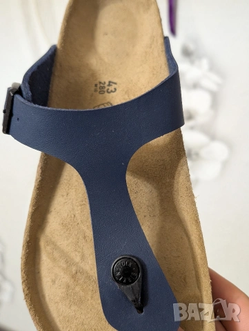 чехли Birkenstock Gizeh Birko-Flor номер 43 , снимка 8 - Мъжки сандали - 54512154