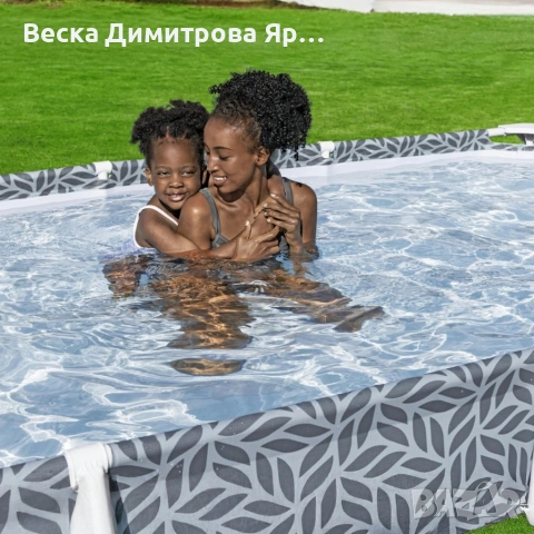 BESTWAY Steel Pro басейн 366x201x66 см с филтърна помпа - 4000 л капацитет, бърз монтаж и , снимка 6 - Басейни и аксесоари - 54911067