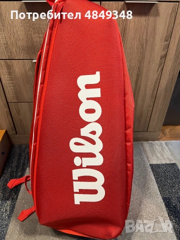 Чисто нов Wilson Super Tour 9R Bag, снимка 3 - Тенис - 55135235