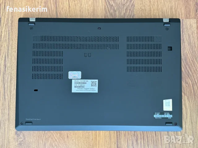 14' Touch Full HD Ryzen 5 PRO 5650u Lenovo ThinkPad P14s Gen 2 32GB DDR4/256GB NVMe/Radeon Pro 4GB, снимка 4 - Лаптопи за работа - 55583650
