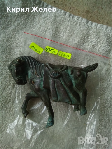 Бронзова статуетка на 🐎 кон 44438, снимка 13 - Колекции - 54491207