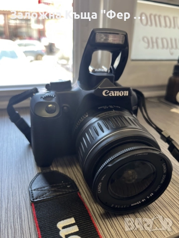 Canon EOS1000D с два обектива, снимка 5 - Фотоапарати - 55478597