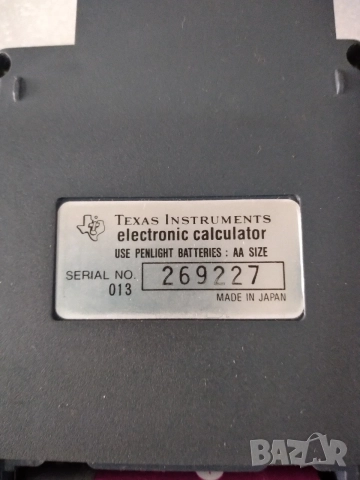 Ретро, печатащ калкулатор Texas Instruments TI-5010, снимка 6 - Друга електроника - 55261529
