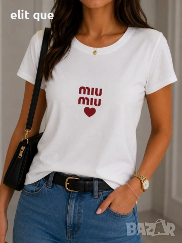 дамски тениски miu miu Hugo boss guess Karl legenfeld Dolce gabbana Balenciaga Calvin Klein 