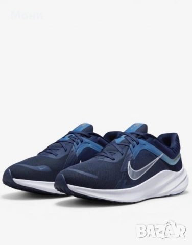 NIKE Quest 5 Shoes Navy  Мъжки обувки Nike в син цвят, изработени от висококачествени материали. С д
