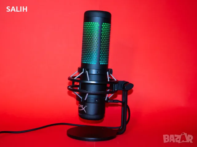 HyperX QuadCast S RGB Микрофон Геймърски USB Mic PC PS4 PS5 Mac XBOX Windows Linux, снимка 9 - Микрофони - 55468857