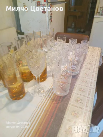 продавам кристални сервизи на BOHEMIAN CRYSTAL, за вода, за уиски 🥃, за ракия , за вино, сервизи 