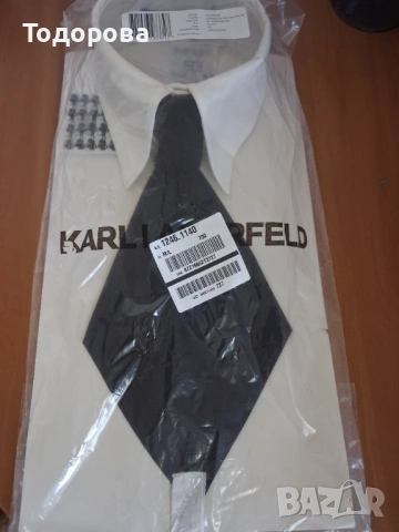 Karl Lagerfeld Яка в Бяло, снимка 2 - Други - 54905471