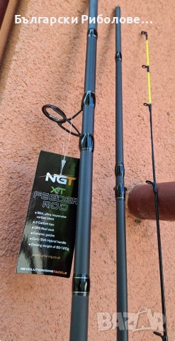 Нова фидер въдица NGT XT Feeder 11ft (3.30м ) 80-120г + 3 върха, снимка 5 - Въдици - 55274330