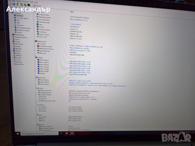 14" Lenovo IdeaPad 5 Pro, AMD Ryzen™ 7 5800U, 16GB, 512GB NVMe, 2.8K/90Hz display, снимка 8 - Лаптопи за работа - 54917089