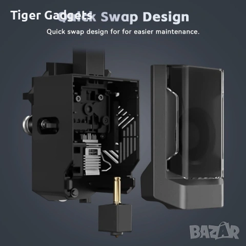 Anycubic Kobra 3 / Combo hotend печатаща глава 0.4мм 24V, снимка 5 - Друга електроника - 54193608