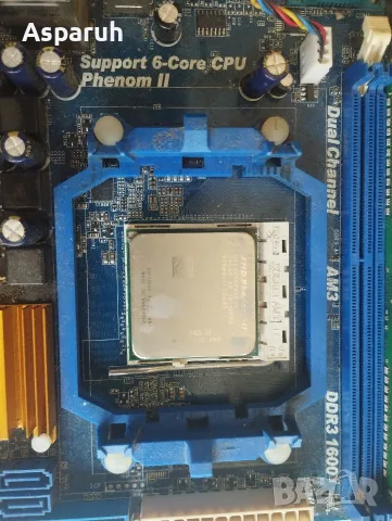 Asrock N68-S3 UCC с AMD Phenom ll X4, снимка 3 - Дънни платки - 55298098