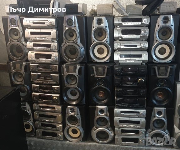 Аудио системи SONY - PANASONIC - AIWA- PHILIPS -JVC - SHARP - TECHNICS 