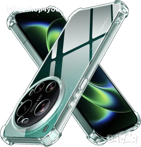 Прозрачен Силиконов Удароустойчив Кейс за Xiaomi 17 Ultra със защита на камерите