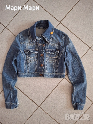  Pause Jeans Късо дънково Яке , снимка 4 - Блузи с дълъг ръкав и пуловери - 36734179