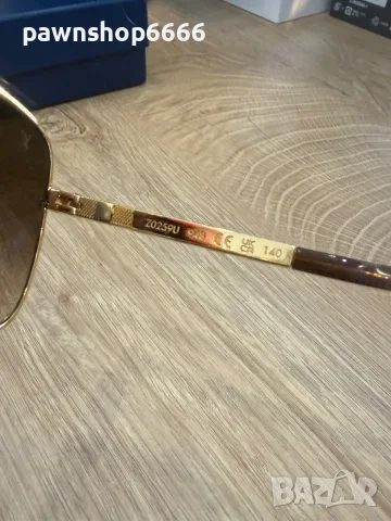 Оригинални мъжки слънчеви очила Louis Vuitton Attitude (Z0259U) – Златисти, снимка 13 - Слънчеви и диоптрични очила - 55693408