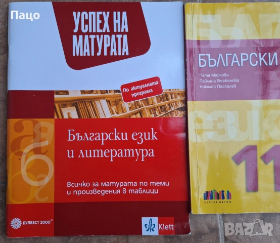 български език /теми по литература/  български език и литература успех на матурата, снимка 3 - Учебници, учебни тетрадки - 54394280