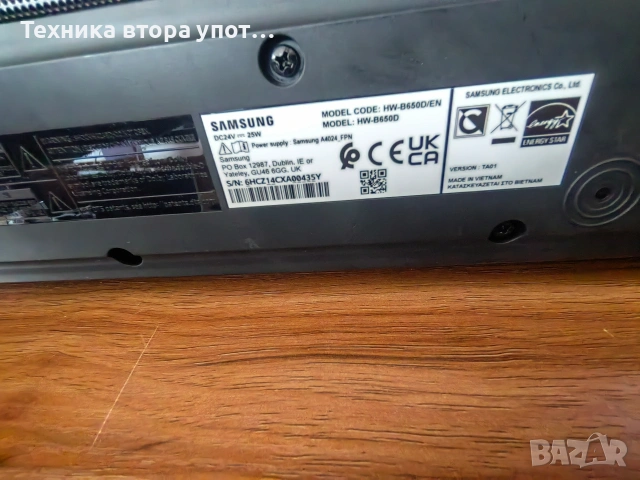Саундбар Samsung HW-B650D, снимка 2 - Аудиосистеми - 54203246