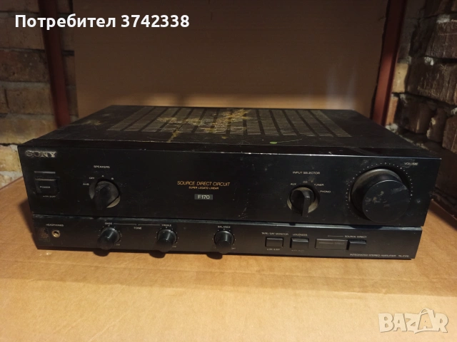 Стерео усилвател Sony TA-F170 за части 