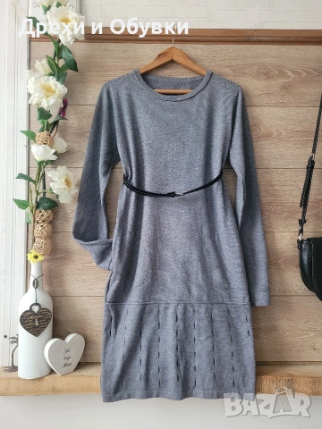 Сива туника кашмир , снимка 4 - Туники - 54074149