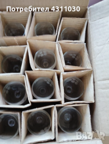 Нови чаши от калиево стъкло за вино и ракия по 12 бр.от вид, снимка 6 - Сервизи - 54199577