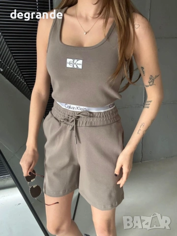 🎀Спортен Комплект Calvin Klein Лого Бродерия, снимка 5 - Комплекти - 54779782